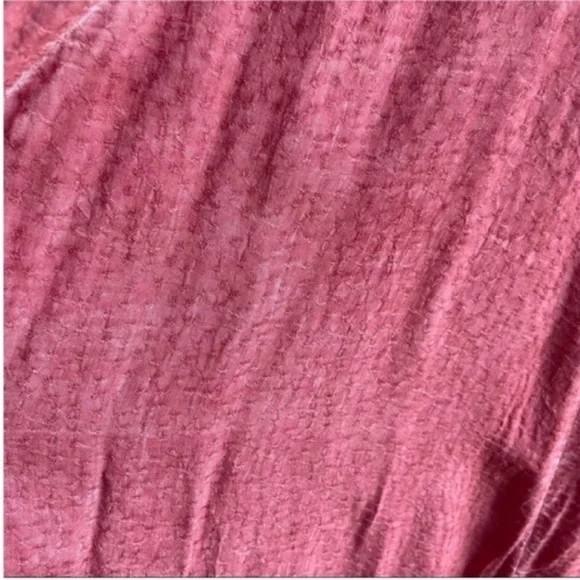 Anthropologie Saturday Sunday Wrapped kimono red looped cowl - Picture 3 of 7